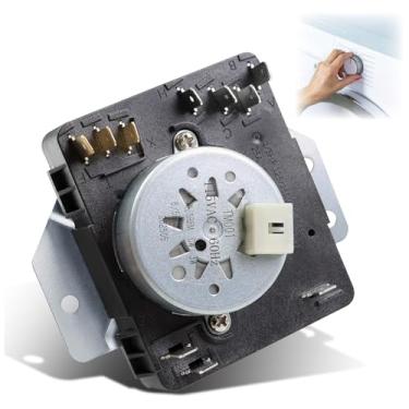 Imagem de W10185992 Temporizador de secador, compatível com Whirlpool, Maytag, Kenmore, Crosley Dryers, W10185992 substitui AP6016542, EAP11749833, PS11749833, corrige MEDC500VW1, MGDC555DW2, MEDC415EW111