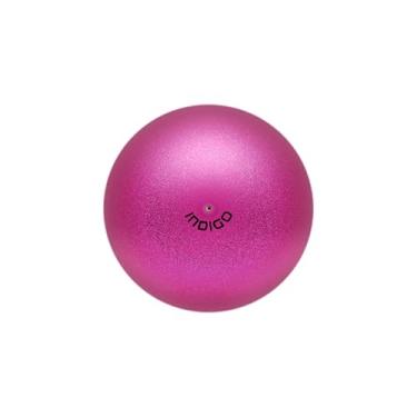 Imagem de DRUNA Bola para ginástica rítmica com glitter | Ideal para treinamento e competição | Dois tamanhos (rosa, 15 cm)