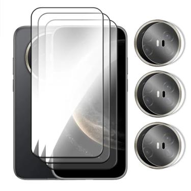 Imagem de Para Huawei Mate 60 70 Pro+ 70 Air, vidro temperado com capa completa e filme protetor de tela 3D curvo