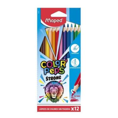 Imagem de Lápis De Cor Maped Color Peps Strong Com 12 Cores