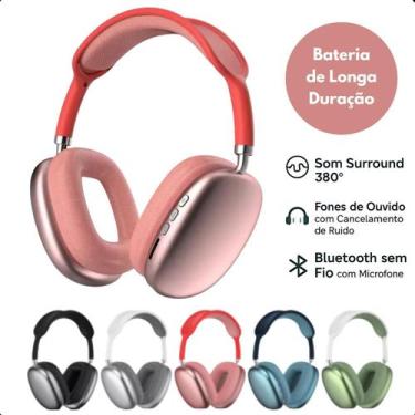 Imagem de Headphone Bluetooth P9 Air Wireless Som Claro Extra Bass - Lippin