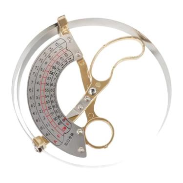 Imagem de IEUDNS Chapéu Régua Tipo Paquímetro Anel Bússola Leve Conveniente Escala Precisa Ferramenta de Medição de aço Inoxidável para Boné Chapéu, M