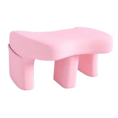 Imagem de SiaBiced Travesseiro de leitura, apoio para as costas, apoio de braço antiderrapante, mesa, acessórios portáteis de espuma viscoelástica para sofá de quarto, Rosa