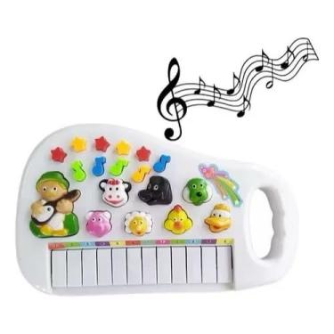 Imagem de Piano Musical Infantil com Sons de Animais, Brinquedo Educacional para Crianças