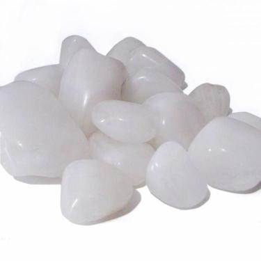 Imagem de Pedra Rolada Quartzo Branco - Pacote com 250g - Brasil Esotrico