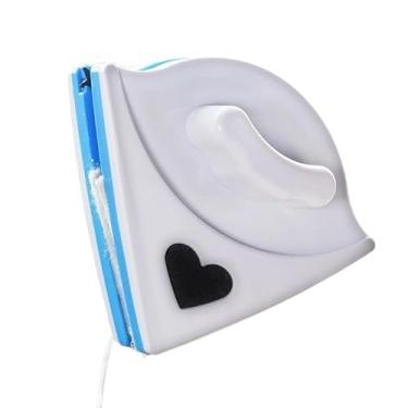 Imagem de Limpa Vidro Magnético Limpador Magnético Limpa Vidro Aquários Janelas Apartamentos Inclui Corda de Segurança e Esponjas Extras(KIT1A)