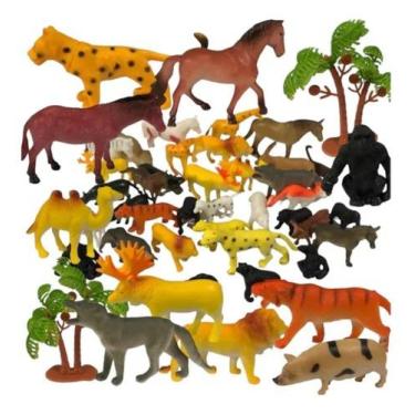 Imagem de Kit Com 54 Miniaturas Da Fazenda Safari Africa Zoo E Outros - valiosas