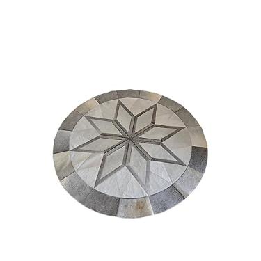 Imagem de Tapete De Couro Mandala Premium 1,60 D (Cinza)