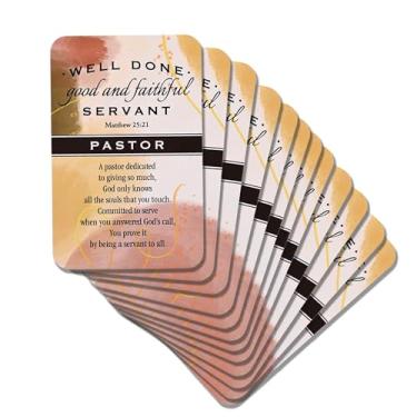 Imagem de Dicksons Marcador de livro cristão Pastor Appreciation para livros, estudo da Bíblia, diários 6 x 10 cm, cartolina bem feita, pacote com 12