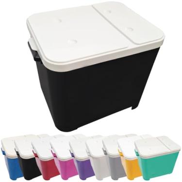 Imagem de Container de Ração 15kg com Pá Dosadora – Porta Ração para Cães e Gatos, Tampa Hermética(Black)