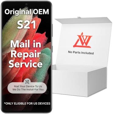 Imagem de LW Serviço de reparo por correio para substituição de tela Samsung Galaxy S21, tela original de 15.7 cm LCD Touch substituição de montagem completa 5G G9910 G991A/F/P/R4 (sem ferramentas de tela)