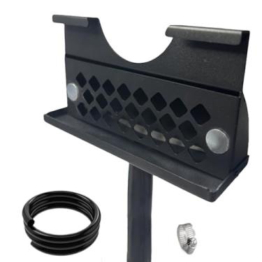 Imagem de Funil De Drenagem De Gordura Traseiro | Fixação Segura Limpeza Fácil - Funil de com Grampo Captador de Gordura - para Entusiastas de Churrasco Anfitriões e Chefs de Fim de Semana no Quintal