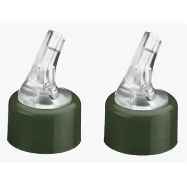 Imagem de 2 Bico Dosador Para Azeite E Vinagre 30 Mm Salada 2x1 verde