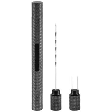 Imagem de Ferramenta de desenho de charuto, agulha de charuto, ferramenta de aprimoramento de desenho de charuto, preto, furador multiferramenta para charutos, furador de charuto