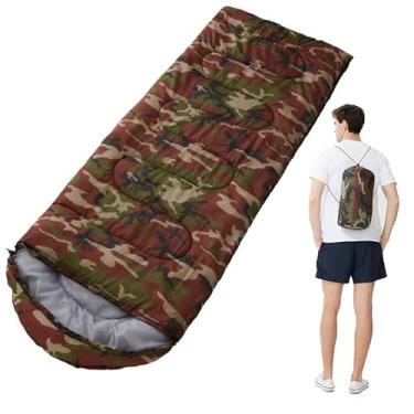 Imagem de Saco de Dormir com Capuz Envelope Leve para Camping Trilhas e Aventuras Design Portátil Conforto Uso