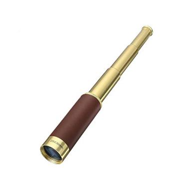Imagem de Telescópio monocular, telescópio pirata de alta potência, mini telescópio de bolso dobrável, 65 x 76 cm, para atividades ao ar livre, acampamento, observação de pássaros, para adultos e viagens ao ar