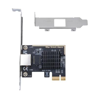 Imagem de Yunseity Placa de Rede PCIe de 5 Gb, Adaptador Ethernet PCI Express 5G Base T, Porta RJ45 de Chip RTL8126, para 7 8 10 11