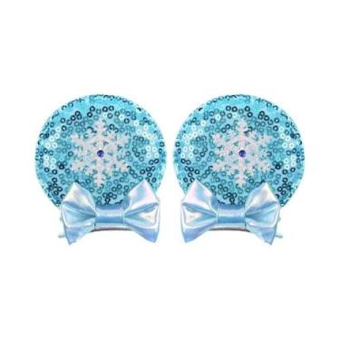 Imagem de Clipe De Cabelo Com Orelhas De Rato Disney Brilhantes Para Meninas, Ac