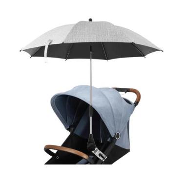 Imagem de Ajustável 360 graus Guarda-sol Para Cadeira De Praia Com Proteção UV, 