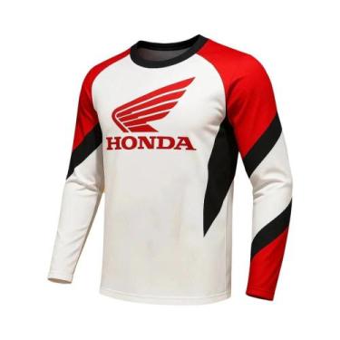 Imagem de Camiseta Esportiva Masculina De Manga Longa HONDA HRC 2025 Novo Modelo