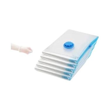 Imagem de Saco a Vácuo Para Viagem, Organizador De Armazenamento De Roupas Compa