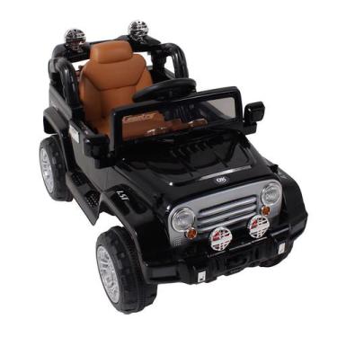 Imagem de Jipe Trilha Infantil Elétrico 12V Preto Bel