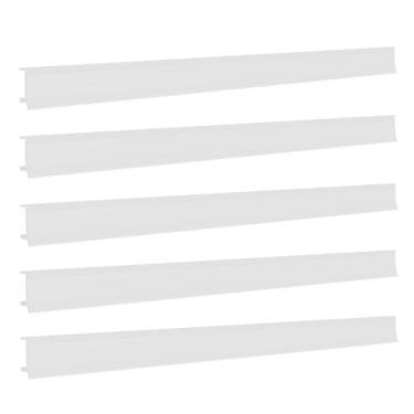 Imagem de Porta Etiqueta Bandeja Gondola Fit 90 Cm Branco Kit Com 10 - Amapá