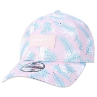 Imagem de Boné Masculino Aba Curva New Era 9Forty Mclaren Racing Edicao Especial GP Miami Rosa Snapback-Masculino