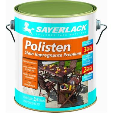 Imagem de Verniz Polisten Sayerlack Stain Transparente 3,6l Madeira