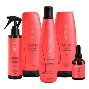 Imagem de Kit Restore System + Mini Creme Silicone - Aneethun