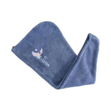 Imagem de Touca De Banho De Secagem Rápida Com Super Absorção De Água Para Cabel