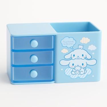 Imagem de Porta-Canetas Azul – Organizador de Mesa Decorativo Fofo para Escritório e Estudo