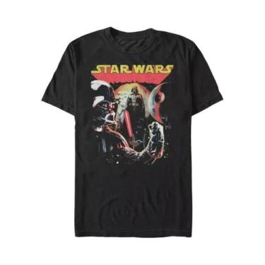 Imagem de Camiseta Masculina De Manga Curta Star Wars, Estilo Sci-Fi Retrô, Embl