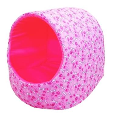 Imagem de Cama De Cachorro -Macia Aconchegante e Quente Para Inverno-Tamanhos M, G, GG(Rosa Osso,EXTRA GRANDE)