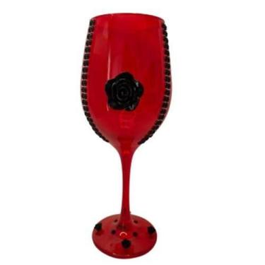 Imagem de Taça Vidro Pomba Gira Vermelha 490 Ml - Bialluz