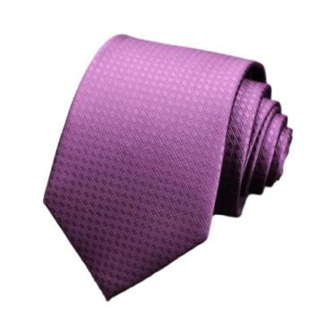 Imagem de Gravata Masculina Estreita Xadrez Azul, Preta E Vermelha Para Casament