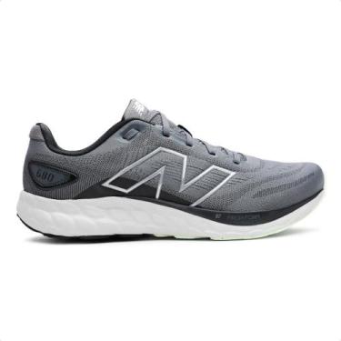Imagem de Tênis New Balance 680 V8 Masculino, 44., Grafite, Preto