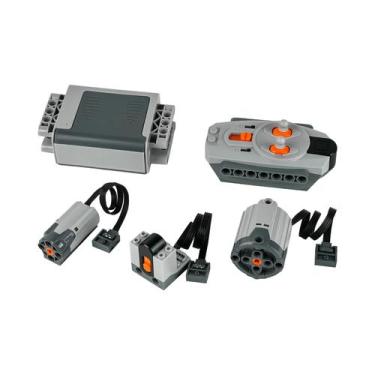 Imagem de Lego MOC Funções De Energia, Trilhos De Trem, Caixa De Bateria, Contro