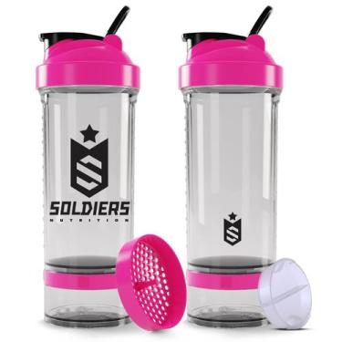 Imagem de Coqueteleira Pro 700ml Pink Soldiers Nutrition