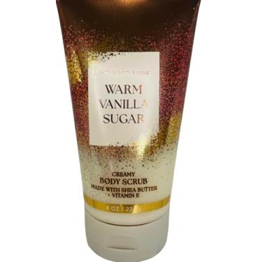 Imagem de Bath and Body Works Esfoliante corporal feminino quente baunilha açúcar cremoso 227 g