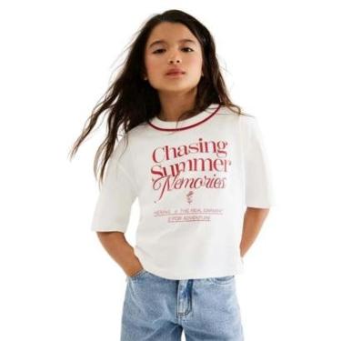 Imagem de Blusa Hering Infantil Menina Oversized Super Cotton-Feminino