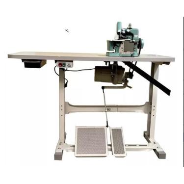 Imagem de Overloque Semi Industrial Com Motor Grande+mesa - SEW STRONG, Bivolt