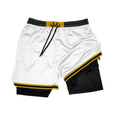 Imagem de Shorts De Academia Masculinos De Secagem Rápida E Respiráveis Em Malha