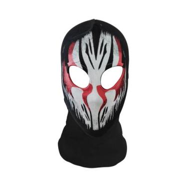 Imagem de Balaclava De Rosto Inteiro 100% Algodão Com Estampa De Caveira, Máscar