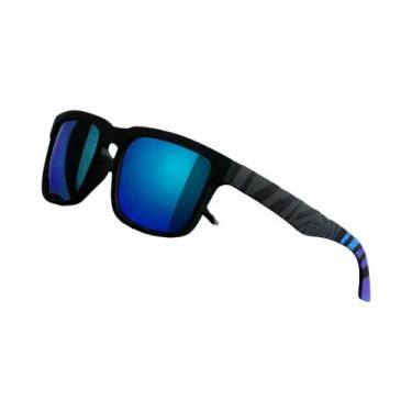 Imagem de Óculos De Sol Unissex Polarizados UV400 Quadrados Retrô Vintage Com De