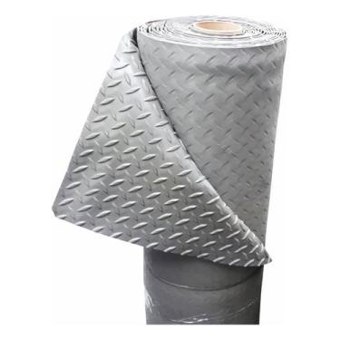 Imagem de Tapete Piso Borracha Bus Antiderrapante 50cm X 1,30m - Kapazi, Cinza