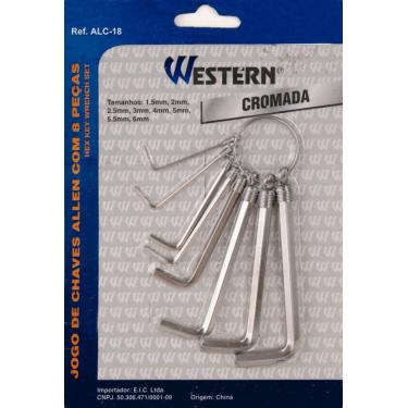 Imagem de Chave Alen 1,5A6 8 Peças