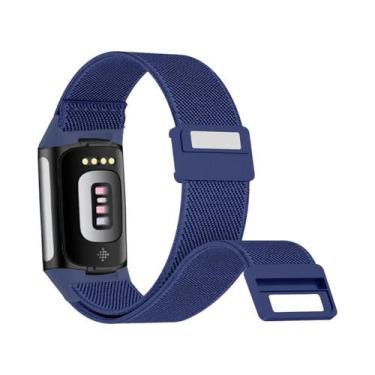 Imagem de Pulseiras Magnéticas Ajustáveis De Nylon Para Fitbit Charge 6 E 5, Sub