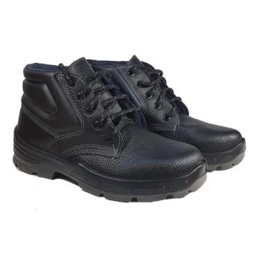 Imagem de Bota Tenis Trabalho Botina De Amarrar Bracol Baa Bico Aco ou PVC, PVC,