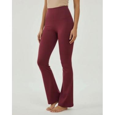 Imagem de Kit 2 Calça Flare bailarina cintura alta Legging em cotton Tribo Livre